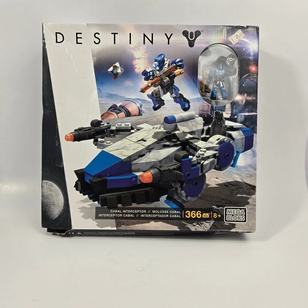 Mega Bloks Destiny Cabal Interceptor Set 366 Pcs NIB Sealed Fighter Ship 8+